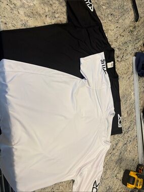 Mens Made Hope Black & White Performance drifit  Shortsleeve Top